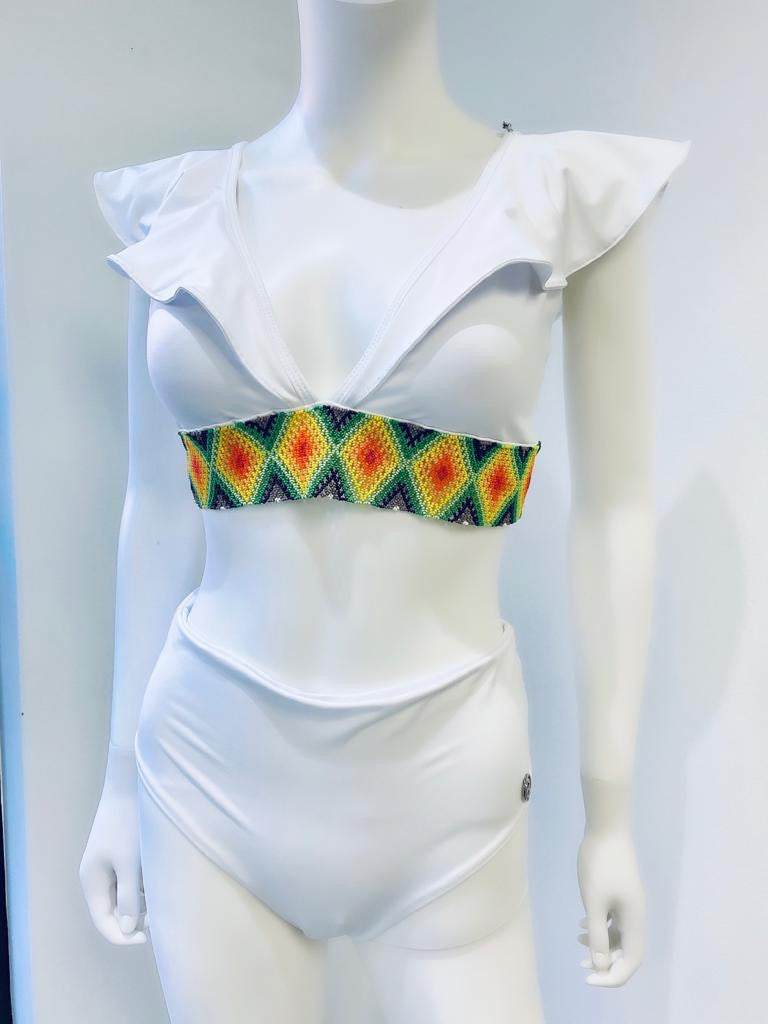Bikini Aletas Bordado