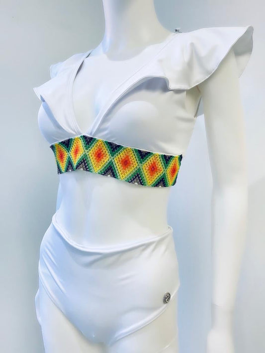 Bikini Aletas Bordado