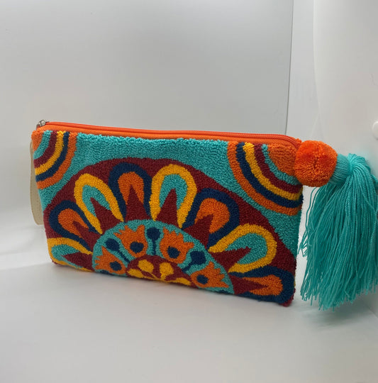 Wayuu Clutch. Handmade 100% Cotton. Tapiz designs